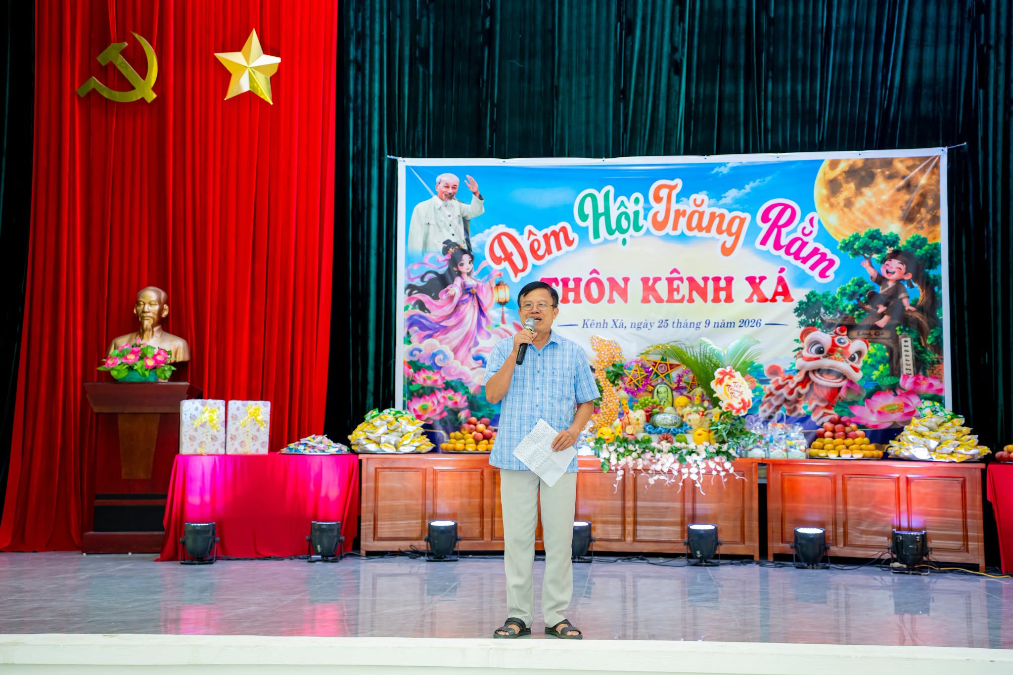THÔN KÊNH XÁ RỘN RÀNG ĐÊM HỘI TRĂNG RẰM NĂM 2026