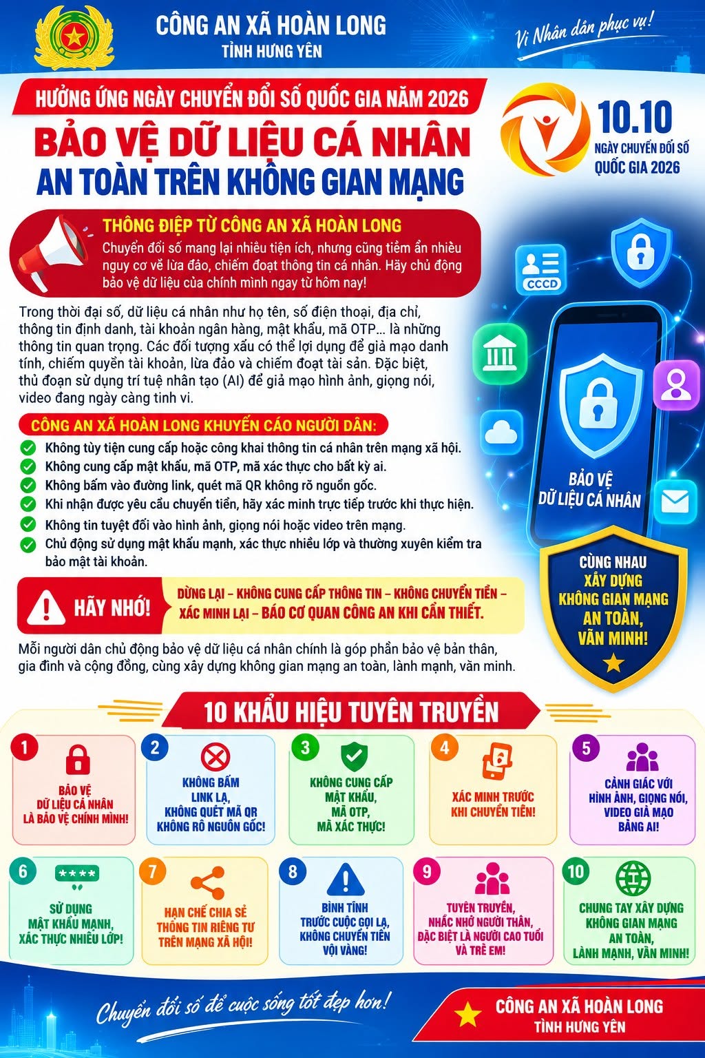 **HƯỞNG ỨNG NGÀY CHUYỂN ĐỔI SỐ QUỐC GIA NĂM 2026**